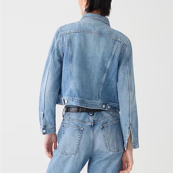 J. Crew classic denim jacket in Bianca wash - Picture 2 of 4